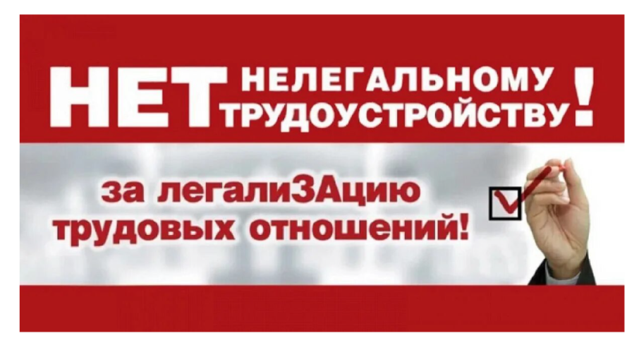 Нет нелегальному трудоустройству! Нет нелегальному трудоустройству!.